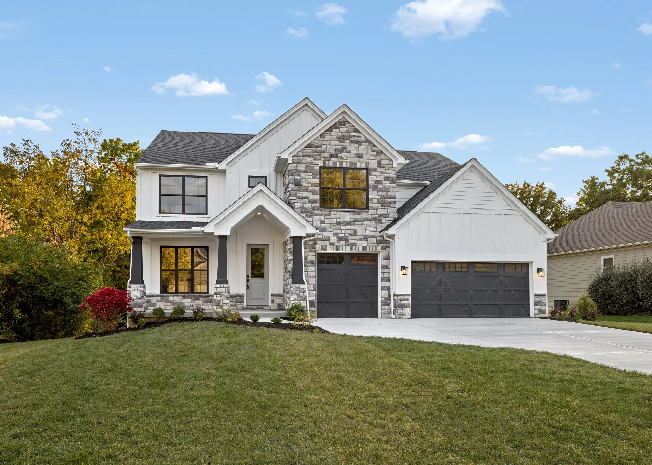 New energy-efficient John Henry Homes construction in Greater Cincinnati