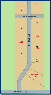 Communtiy map of Carriage Crossing