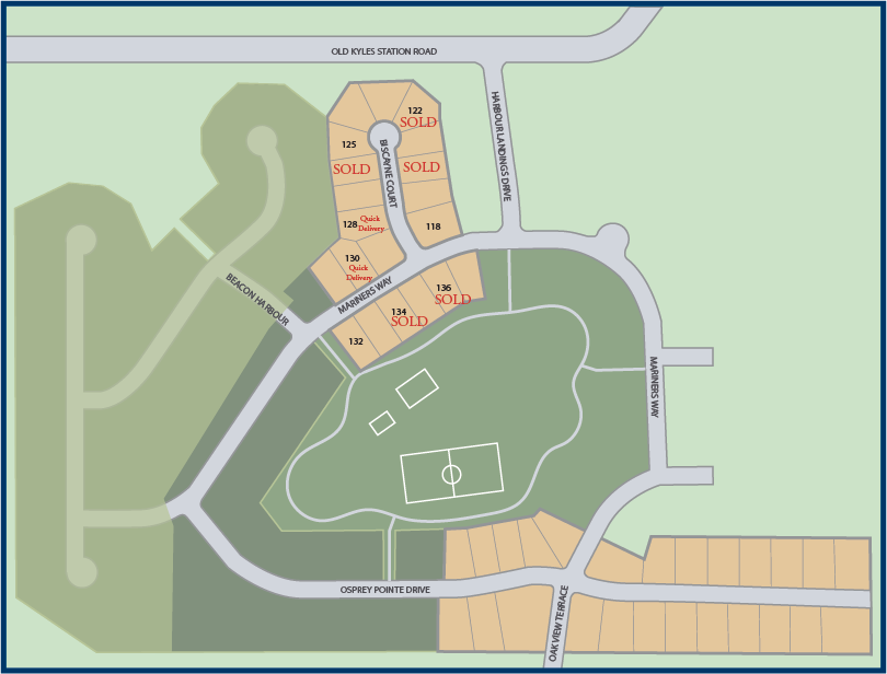 Communtiy map of Harbour Towne Park