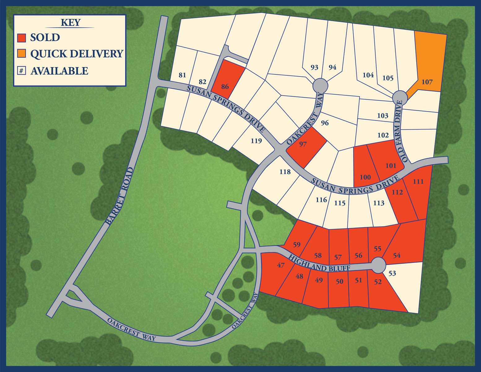Communtiy map of Oaks of West Chester