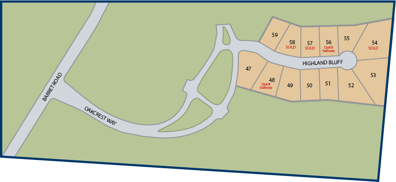 Communtiy map of Oaks of West Chester