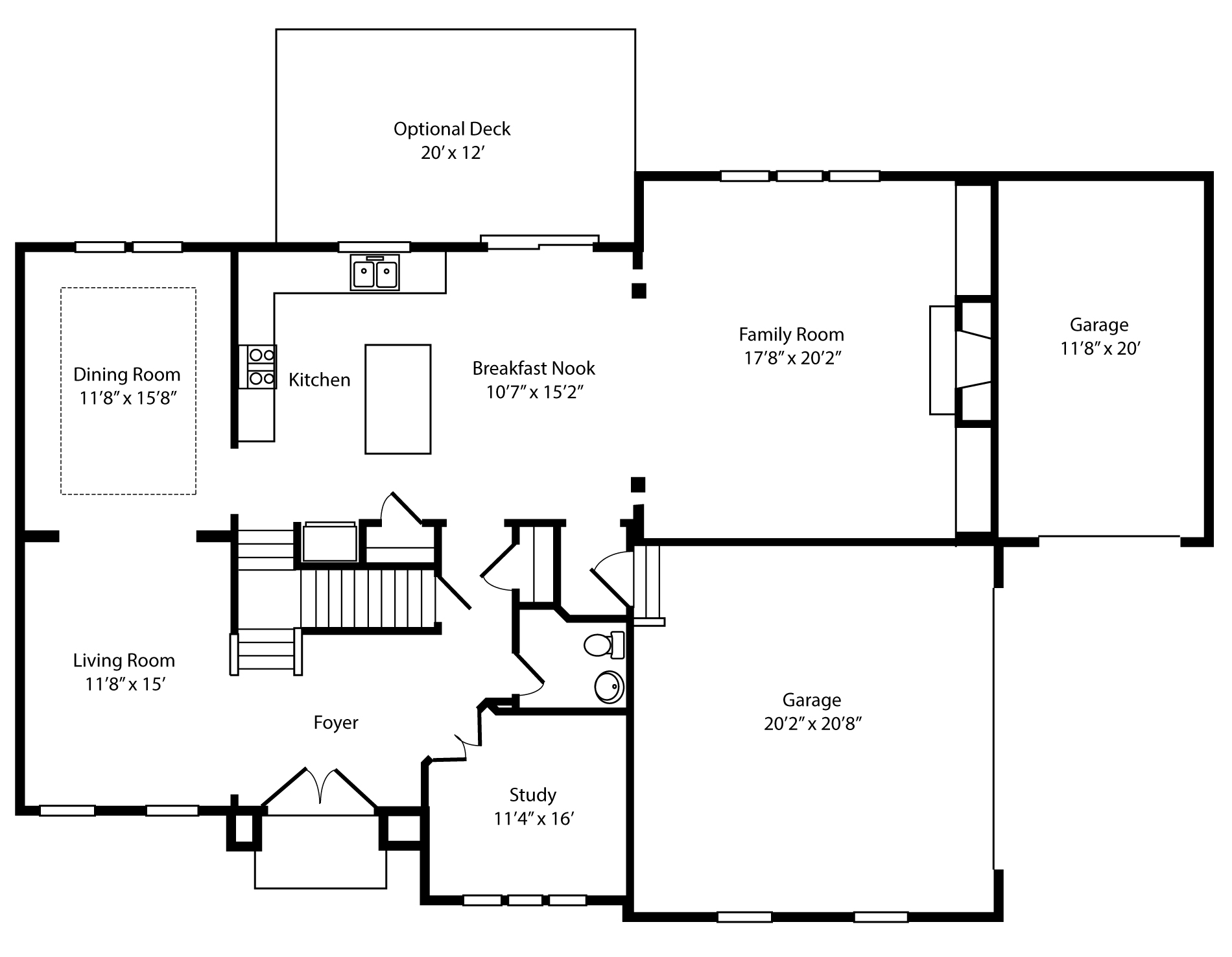 Providence_FloorPlans_Updated1stfloor | John Henry Homes | John Henry Homes