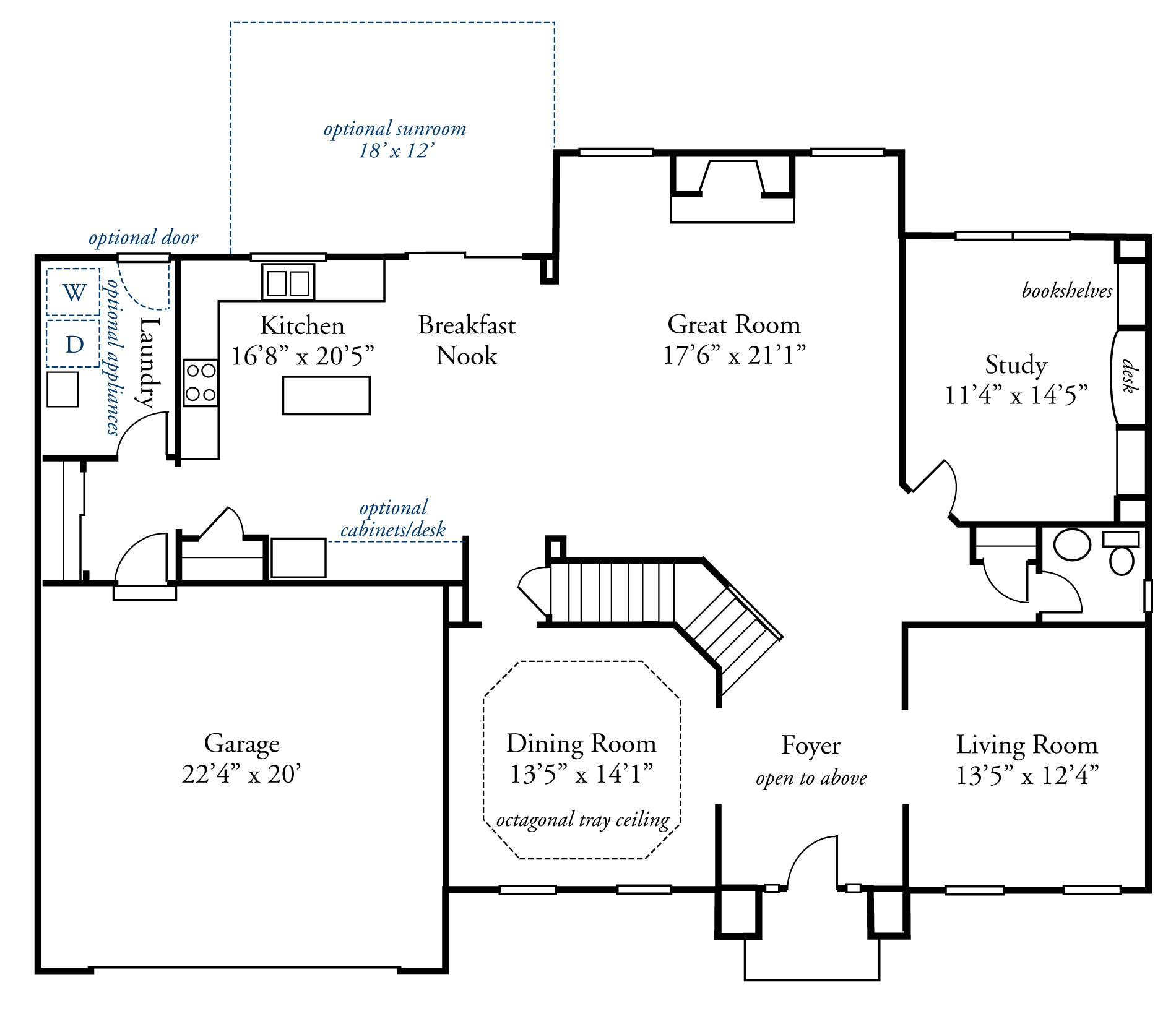 Richmond_FloorPlans_Updated1stfloor | John Henry Homes | John Henry Homes