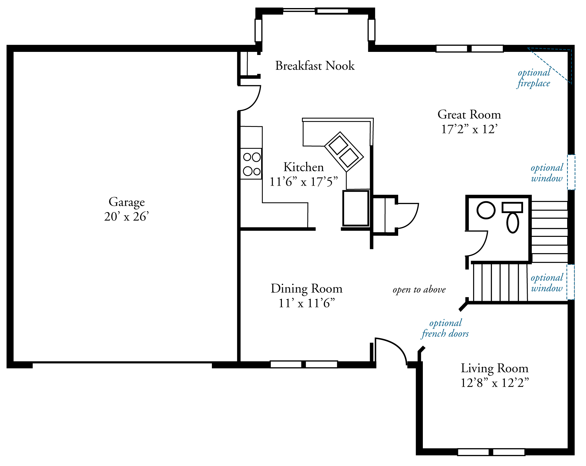 Salida_FloorPlans_Updated1stfloor | John Henry Homes | John Henry Homes