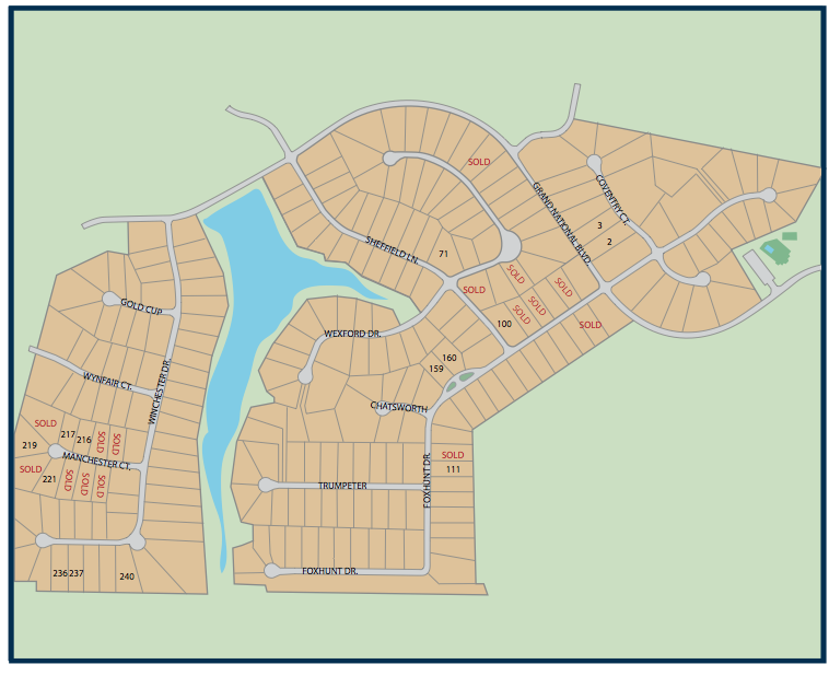 Communtiy map of Steeplechase