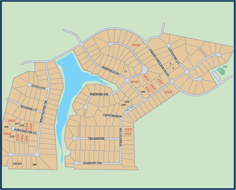 Communtiy map of Steeplechase