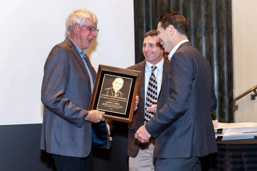 Josh Blatt, Jon Blatt, Bob Rhein, Robert Rhein Homebuilders Association of Greater Cincinnati, Lifetime Achievement Award, Mentor, Homearama, Cincinnati New Homes, HBA of Greater Cincinnati, John Henry Homes, Robert C Rhein Interests