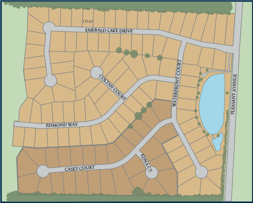 Communtiy map of Emerald Lake